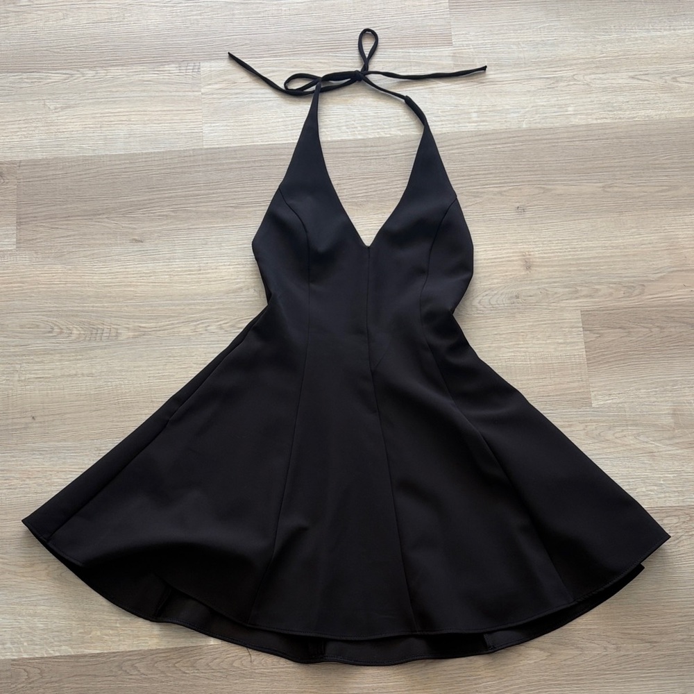 Zara Black Backless Dress